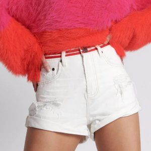 One Teaspoon The One Fitted Cheeky Denim Short